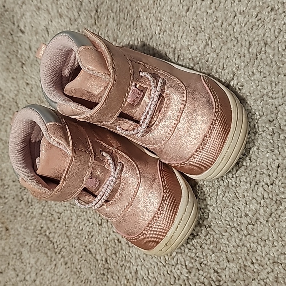 Stride Rite Metallic Pink Boots Size 4